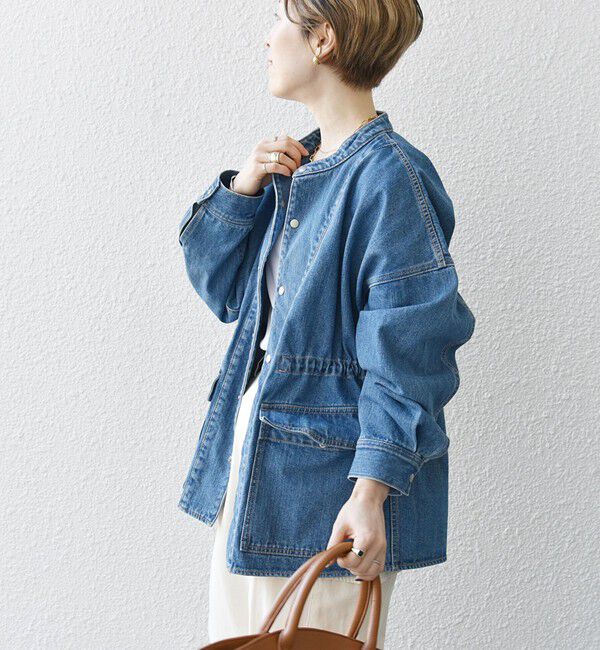 SHIPS any「〈洗濯機可能〉デニム ワーク ジャケット［SHIPS any DENIM］」|デニムジャケット|