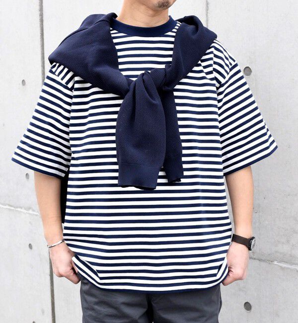 SHIPS any「SHIPS any: ベーシック ボーダー リラックス Ｔシャツ 24SS◇」|Tシャツ・カットソー|