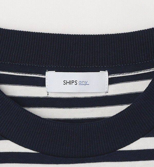SHIPS any「SHIPS any: ベーシック ボーダー リラックス Ｔシャツ 24SS◇」|Tシャツ・カットソー|