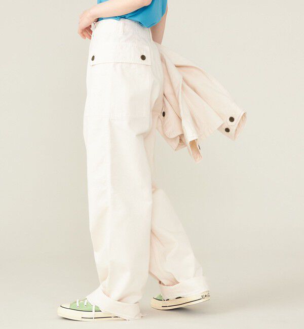 SHIPS for women「SHIPS NINE CASE:〈洗濯機可能〉ミリタリー パンツ ◇」|カーゴ|