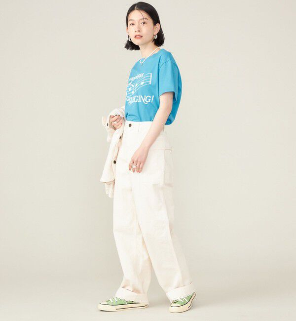 SHIPS for women「SHIPS NINE CASE:〈洗濯機可能〉ミリタリー パンツ ◇」|カーゴ|