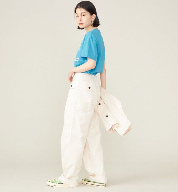 SHIPS for women「SHIPS NINE CASE:〈洗濯機可能〉ミリタリー パンツ ◇」|カーゴ|