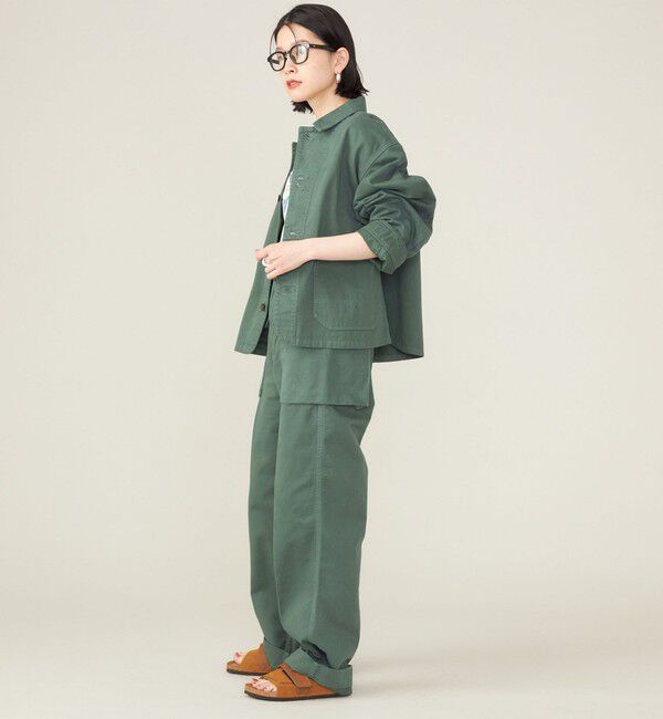 SHIPS for women「SHIPS NINE CASE:〈洗濯機可能〉ミリタリー パンツ ◇」|カーゴ|