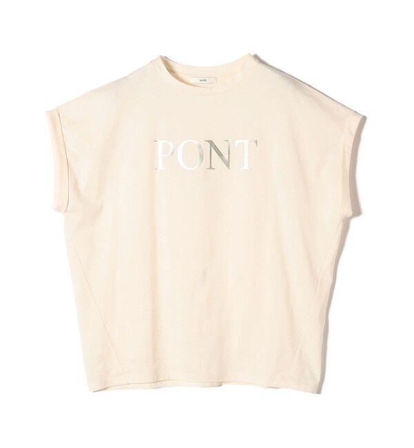 SHIPS for women「ローズペトール 半袖 プリント TEE」|Tシャツ・カットソー|