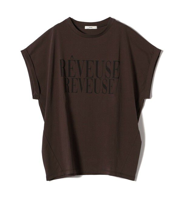 SHIPS for women「ローズペトール 半袖 プリント TEE」|Tシャツ・カットソー|