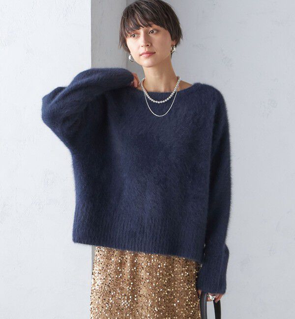 SHIPS for women「〈手洗い可能〉FOX クルーネック プルオーバー」|ニット・セーター|