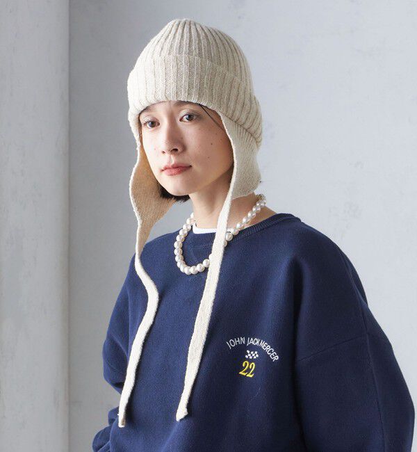 SHIPS for women「Revis.:ニット フライト キャップ」|ニット帽|