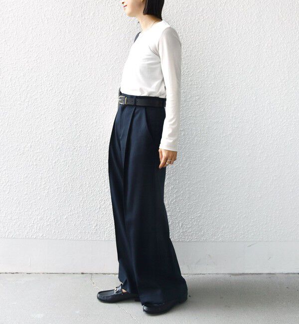 SHIPS for women「シアー トリコット ロングスリーブ TEE」|Tシャツ・カットソー|