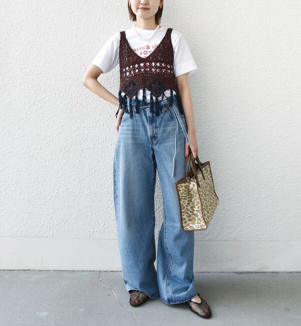 SHIPS for women「LOGAN KNITTING MILLS:〈手洗い可能〉モール ビスチェ」|ニット・セーター|