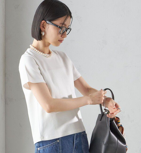 SHIPS for women「オーガニック コットン スムース TEE」|Tシャツ・カットソー|