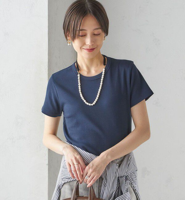 SHIPS for women「オーガニック コットン スムース TEE」|Tシャツ・カットソー|