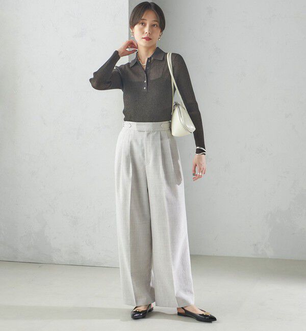 SHIPS for women「2WAY バックル スリング バック フラット シューズ」|パンプス|
