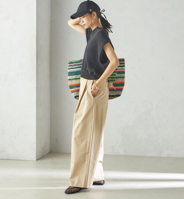 SHIPS for women「Revis.:〈UVカット/撥水〉リボン キャップ」|キャップ・キャスケット|
