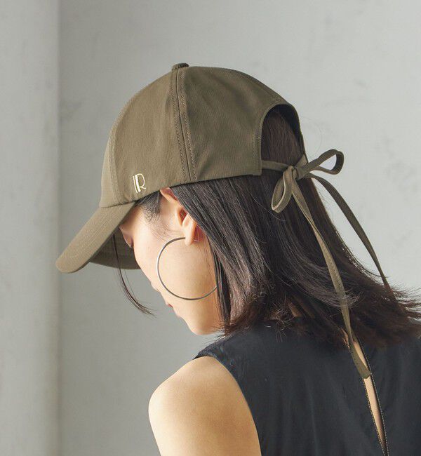 SHIPS for women「Revis.:〈UVカット/撥水〉リボン キャップ」|キャップ・キャスケット|