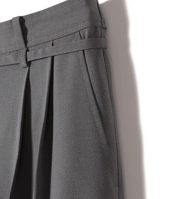 SHIPS for women「〈手洗い可能〉セミ ワイド イージー スラックス」|スラックス|