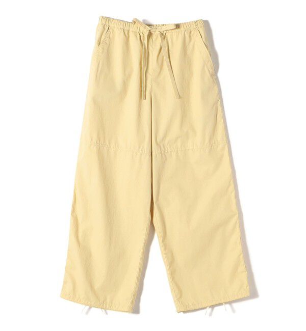 SHIPS for women「SHIPS Primary Navy Label:〈手洗い可能〉コットン イージー カーゴ パンツ」|カーゴ|イエロー