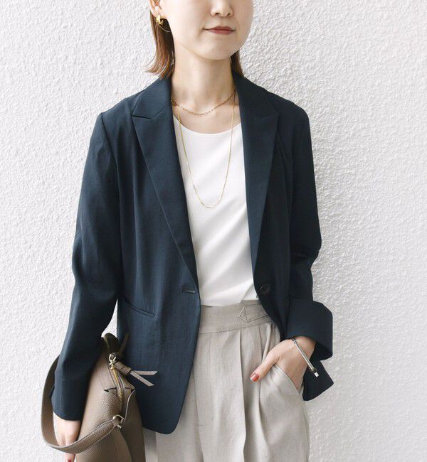 SHIPS for women「〈手洗い可能〉FUNCTIONAL テーラード ジャケット（セットアップ対応）」|テーラードジャケット|