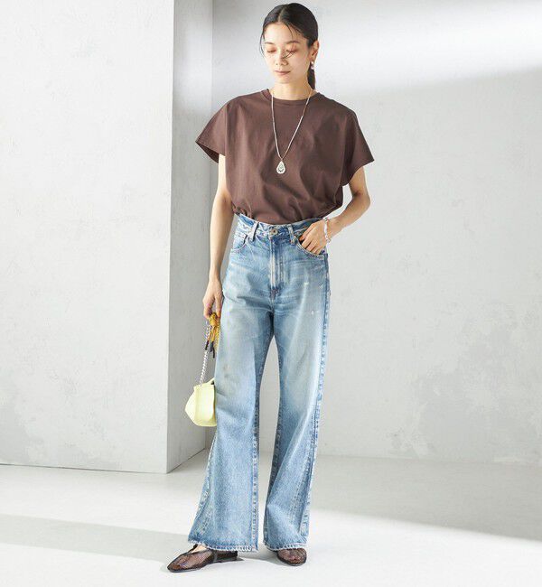 SHIPS for women「〈接触冷感〉ポンチ ドルマン TEE」|Tシャツ・カットソー|
