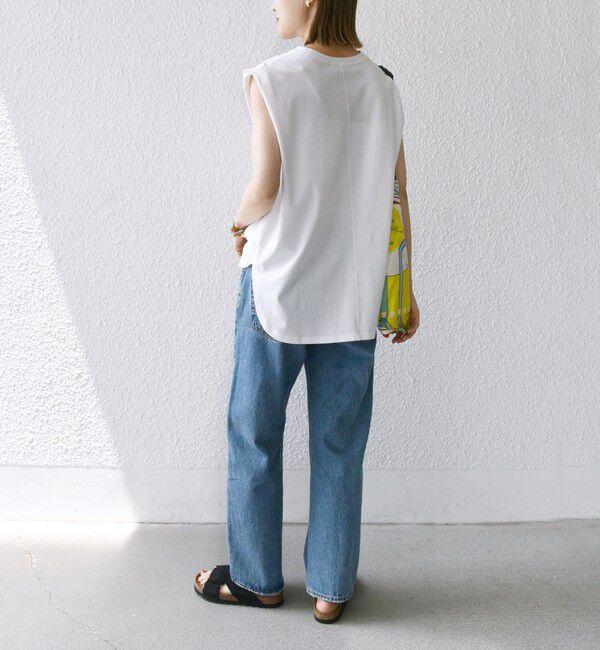 SHIPS for women「〈接触冷感〉ポンチ ノースリーブ プルオーバー」|Tシャツ・カットソー|