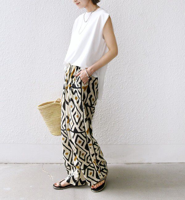 SHIPS for women「〈接触冷感〉ポンチ ノースリーブ プルオーバー」|Tシャツ・カットソー|