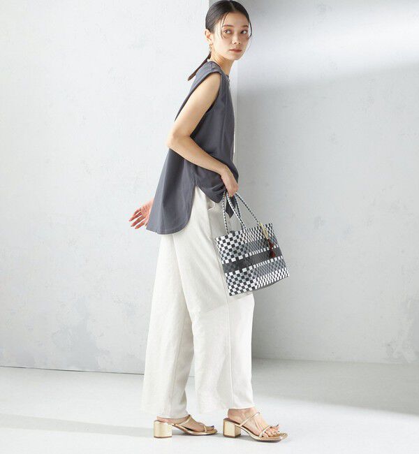 SHIPS for women「〈接触冷感〉ポンチ ノースリーブ プルオーバー」|Tシャツ・カットソー|