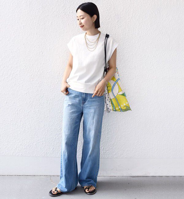 SHIPS for women「〈手洗い可能〉DEPEND アムンゼン ノースリーブ カットソー」|Tシャツ・カットソー|