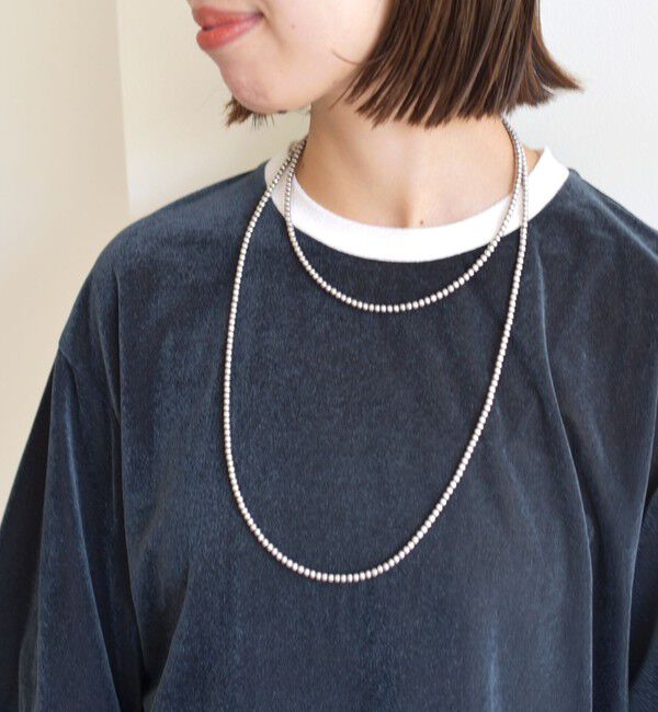 SHIPS for women「〈手洗い可能〉シアー トリコット ポリエステル ベロア 五分袖 ワイド TEE」|Tシャツ・カットソー|