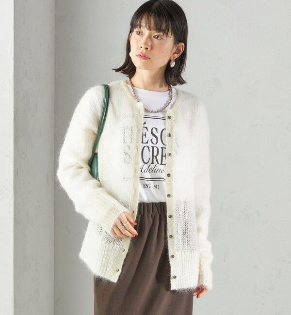 SHIPS for women「モヘヤ クルーネック カーディガン」|カーディガン|