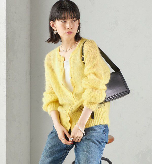 SHIPS for women「モヘヤ クルーネック カーディガン」|カーディガン|