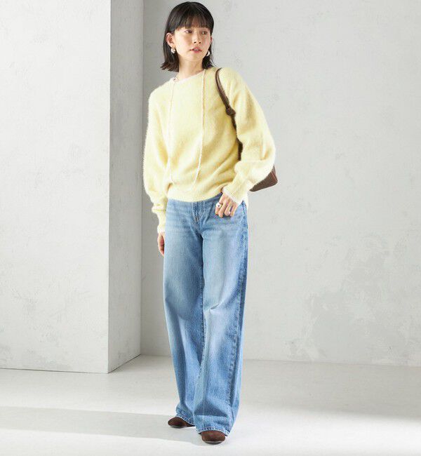 SHIPS for women「Levi&rsquo;s:RIBCAGE WIDE LEG」|デニム|