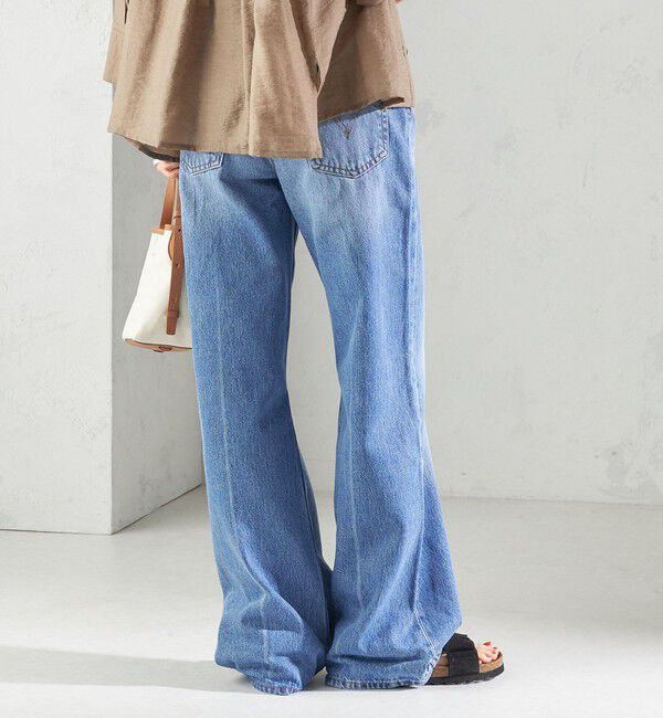 SHIPS for women「Levi&rsquo;s:RIBCAGE WIDE LEG」|デニム|