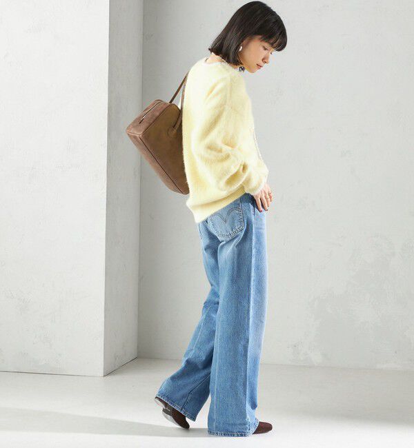 SHIPS for women「Levi&rsquo;s:RIBCAGE WIDE LEG」|デニム|