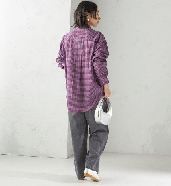 SHIPS for women「【SHIPS別注】LOGAN KNITTING MILLS:〈洗濯機可能〉チェック シャツ」|シャツ・ブラウス|