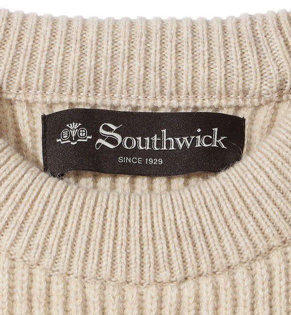 SHIPS「Southwick: Gate Label ウール シルク クルーネック ニット」|ニット・セーター|