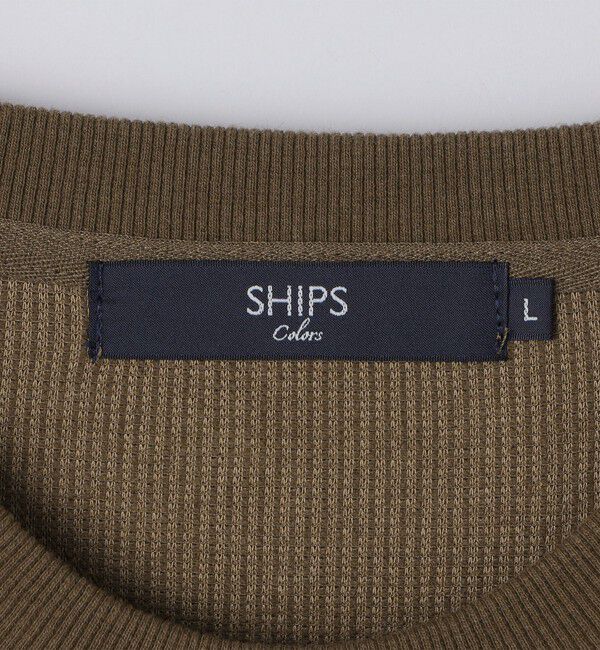 SHIPS Colors 「エンブロイダリー カットコール スウェット」|スウェット・ジャージ|
