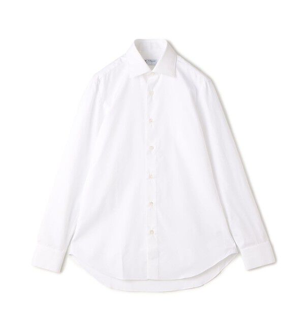TOMORROWLAND BUYING WEAR「ERRICO FORMICOLA コットンサテン セミワイドカラー ドレスシャツ」|シャツ・ブラウス|11 ホワイト