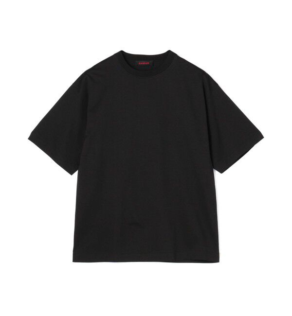 CABaN「CABaN コットン ドロップショルダークルーネックプルオーバー」|Tシャツ・カットソー|19 ブラック