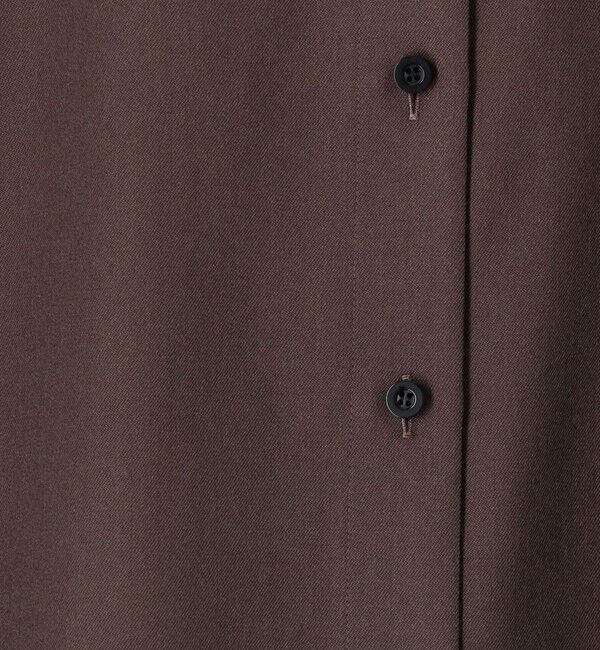 CABaN「 ウールツイル ハイネックロングシャツ」|シャツ・ブラウス|