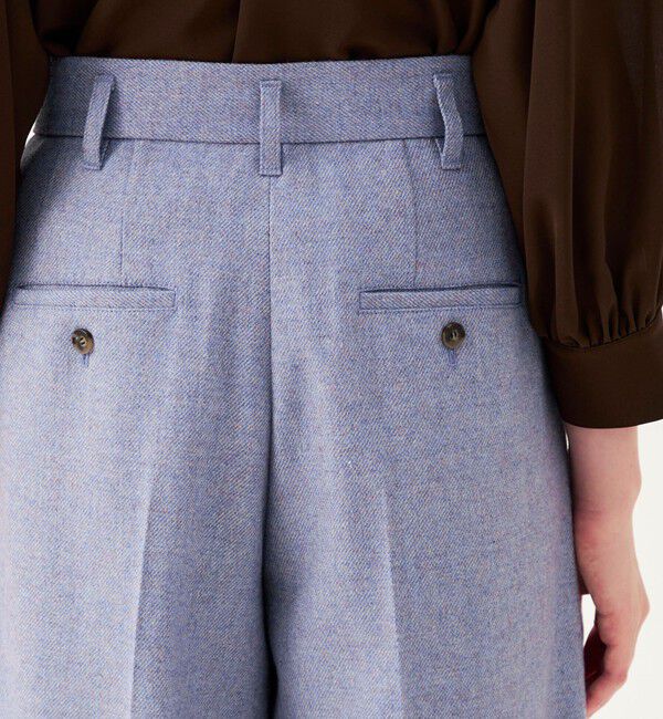 Ballsey「メランジカルゼ タックワイドパンツ」|その他|