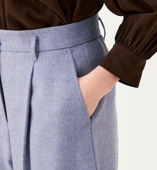 Ballsey「メランジカルゼ タックワイドパンツ」|その他|