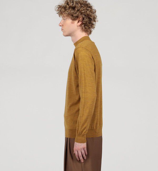 TOMORROWLAND MENS「TOMORROWLAND tricot スーパーファインメリノウール モックネックプルオーバー S-WOOL」|ニット・セーター|