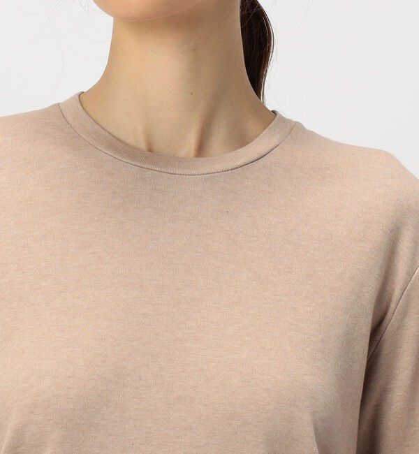 GALERIE VIE「コットンカシミヤジャージー クルーネックプルオーバー」|Tシャツ・カットソー|