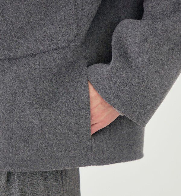 GALERIE VIE「ウールカシミヤダブルフェイス フーデッドブルゾン」|その他|