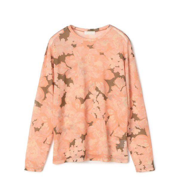 Ballsey「ピオニープリント ロングスリーブプルオーバー」|Tシャツ・カットソー|34 ピンク系