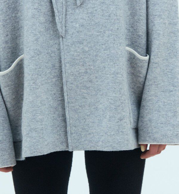 GALERIE VIE「ダブルフェイスニット リバーシブルショートコート」|その他|