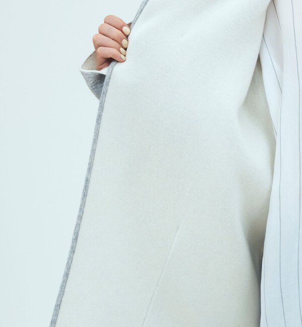 GALERIE VIE「ダブルフェイスニット リバーシブルショートコート」|その他|