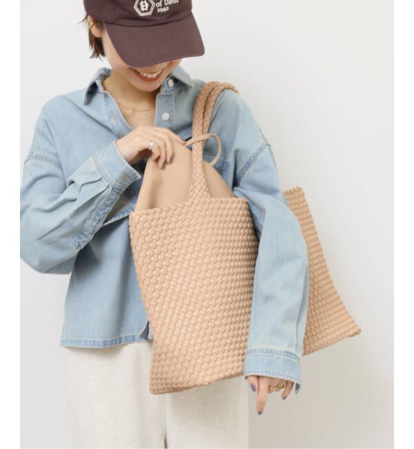 JOURNAL STANDARD relume「【MODA LUXE/モーダリュクス】イントレチャートビッグトート」|トートバッグ|ベージュ