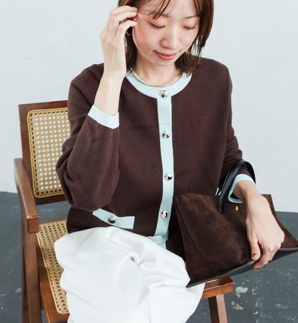 NOLLEY'S「【BECシリーズ】《調温性》ミラノリブニットジャケット」|カーディガン|