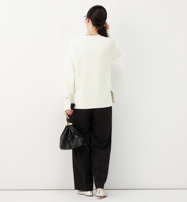 NOLLEY'S「《防シワ》ウォッシャブルウールライクセミワイドパンツ」|その他|