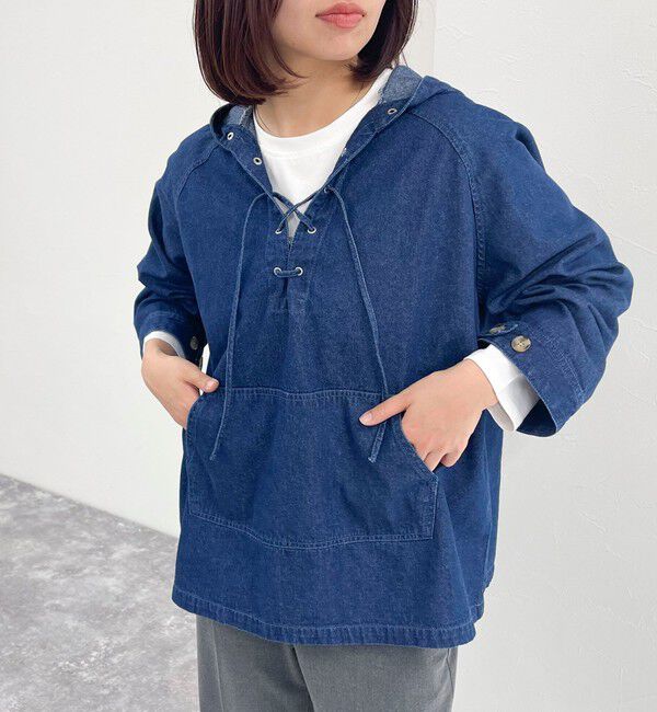 fredy emue「デニムアノラック」|シャツ・ブラウス|